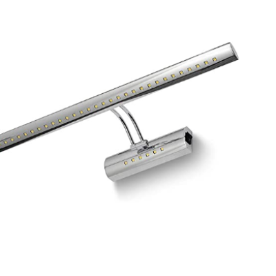 LED Bathroom Mirror Light Splash Proof Mirror Lamp Bathroom Mirror Wall Lights With Switch Adjustable Angle Stainless Steel 5W Cool White