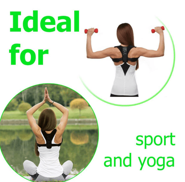 Posture Corrector Back Support Lumbar Shoulder Body Brace Wellness Support Belt - Image 3