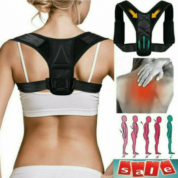 Posture Corrector Back Support Lumbar Shoulder Body Brace Wellness Support Belt - Image 4