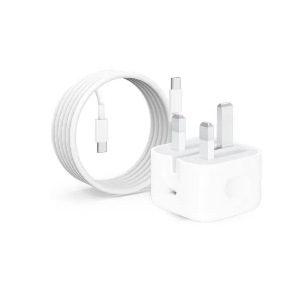 35W USB-C Fast Charging Adapter With USB-C to C Charging Cable For Apple iPhone 17, 16 & 15 Series | iPad | Google Pixel 7 & 8 | Samsung S25 & S24 Series