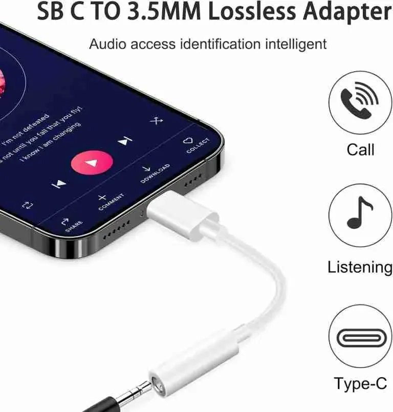 Adattatore USB C Jack 3.5mm Adattatore Jack Da 3,5 Mm Per Cuffie USB Type-C Conn - Foto 5