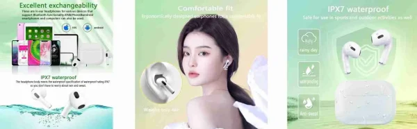 Wireless Earbuds 3rd Generation For iOS & Android - Bluetooth Earphones With ENC Noise Cancelling Mic - Image 9