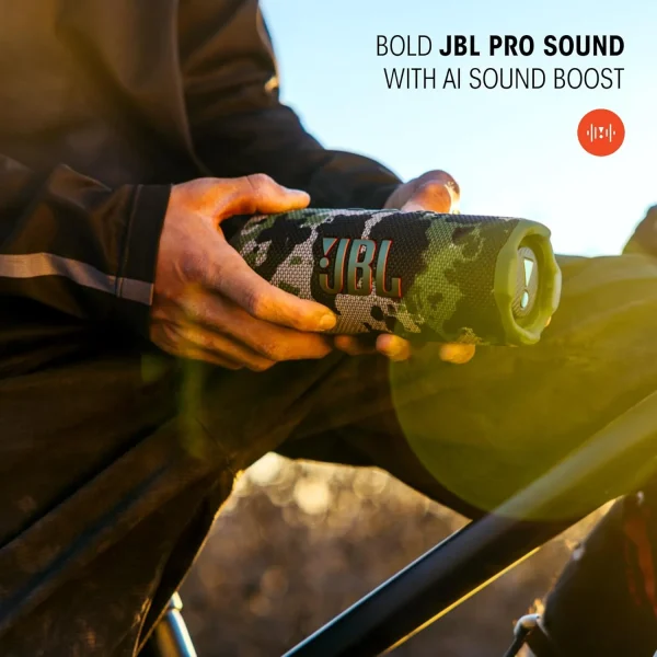 JBL Flip 7 Wireless Portable Bluetooth Speaker – 16H Playtime, IP68 Waterproof, Dust & Drop Proof, JBL Pro Sound with AI Boost, Auracast Multi-Speaker - Image 2